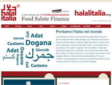 Tablet Screenshot of halalitalia.org